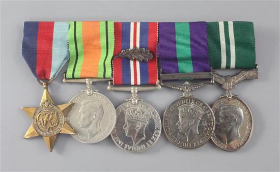 A 2nd World War group of six medals, awarded to Group Captain - Acting Squadron leader, Gordon McMinn,